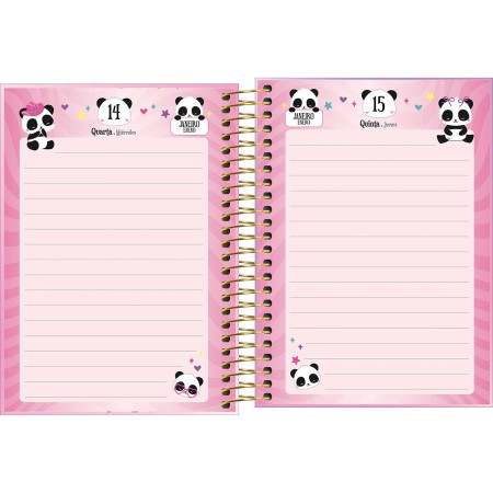 Foto ilustrativa Agenda Espiral 11 x 15,4 mm Lovely Friend 2026