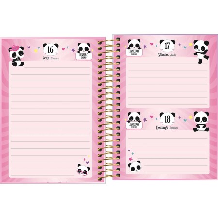 Foto ilustrativa Agenda Espiral 11 x 15,4 mm Lovely Friend 2026