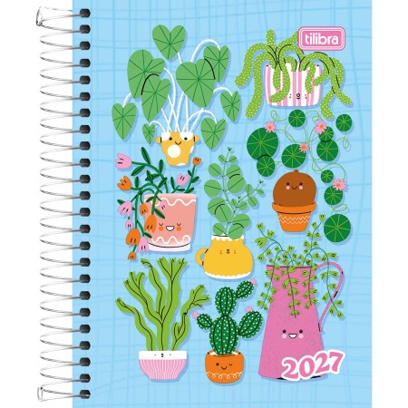 Foto ilustrativa Agenda Espiral Diária 11 x 15,4 cm Spice Feminina 2027