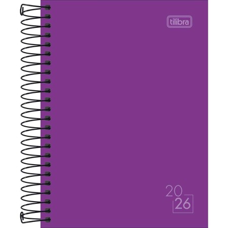 Foto ilustrativa Agenda Espiral Diária 11,1 x 15,4 cm Spice Cores 2026