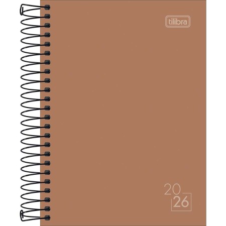 Foto ilustrativa Agenda Espiral Diária 11,1 x 15,4 cm Spice Cores 2026