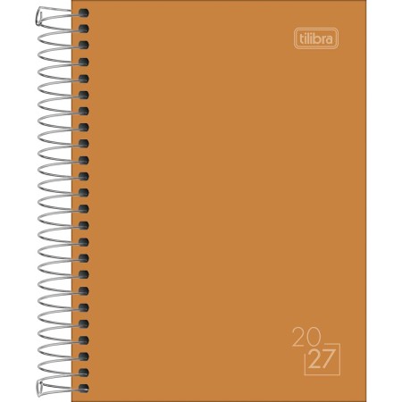 Foto ilustrativa Agenda Espiral Diária 11,1 x 15,4 cm Spice Cores 2027