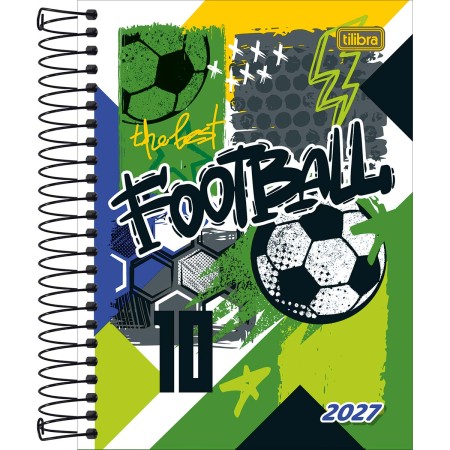 Foto ilustrativa Agenda Espiral Diária 11,7 x 16,4 cm D+ Masculina 2027