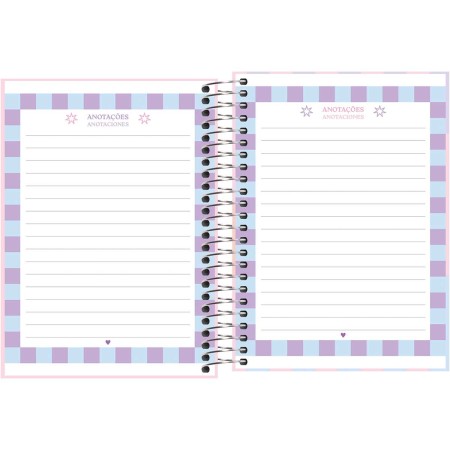 Foto ilustrativa Agenda Espiral Diária 11,7 x 16,4 cm Happy 2026