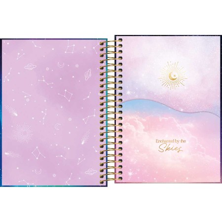 Foto ilustrativa Agenda Espiral Diária 11,7 x 16,4 cm Magic 2026