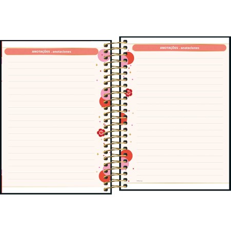 Foto ilustrativa Agenda Espiral Diária 11,7 x 16,4 cm Minnie 2026