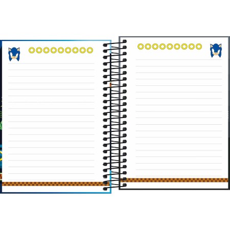 Foto ilustrativa Agenda Espiral Diária 11,7 x 16,4 cm Sonic 2026