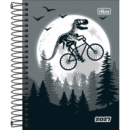 Foto ilustrativa Agenda Espiral Diária 11,7 x 16,4 cm Spice Masculina 2027