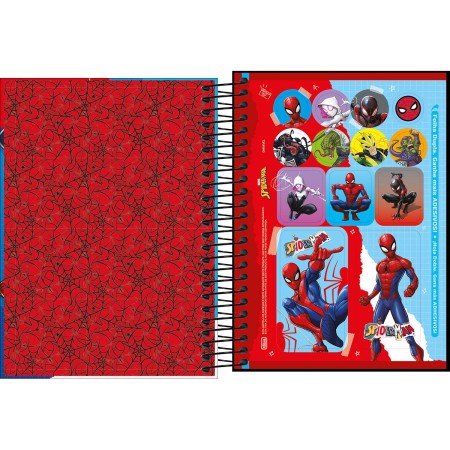 Foto ilustrativa Agenda Espiral Diária 11,7 x 16,4 cm Spider-Man 2027