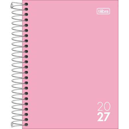 Foto ilustrativa Agenda Espiral Diária 11,7 x 16,4 cm Zip Colors 2027