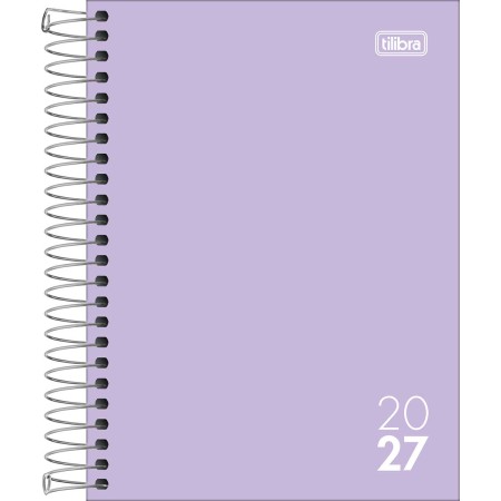 Foto ilustrativa Agenda Espiral Diária 11,7 x 16,4 cm Zip Colors 2027