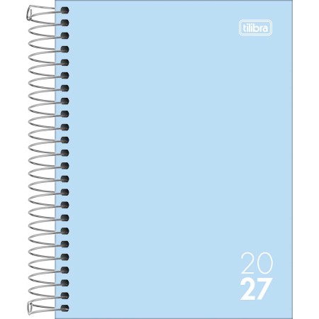 Foto ilustrativa Agenda Espiral Diária 11,7 x 16,4 cm Zip Colors 2027