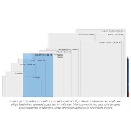 Foto ilustrativa Agenda Espiral Diária 12,9 x 18,7 cm Pooh 2026