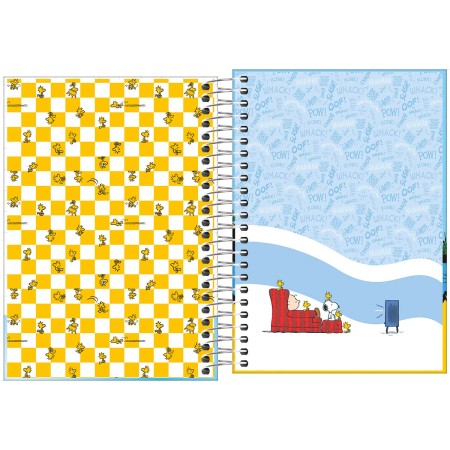 Foto ilustrativa Agenda Espiral Diária 12,9 x 18,7 cm Snoopy 2026