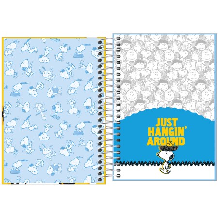 Foto ilustrativa Agenda Espiral Diária 12,9 x 18,7 cm Snoopy 2027
