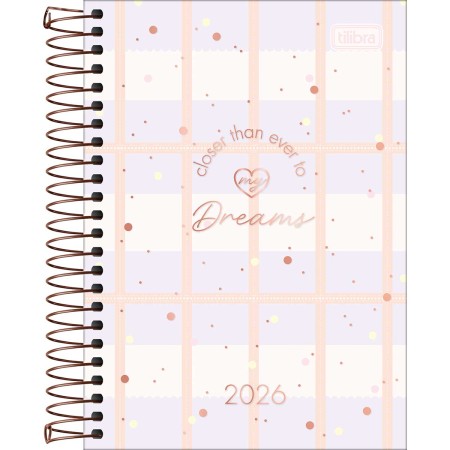 Foto ilustrativa Agenda Espiral Diária 12,9 x 18,7 cm Soho 2026