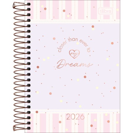 Foto ilustrativa Agenda Espiral Diária 12,9 x 18,7 cm Soho 2026