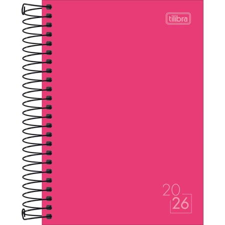 Foto ilustrativa Agenda Espiral Diária 12,9 x 18,7 cm Spice Cores 2026