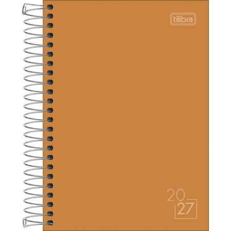 Foto ilustrativa Agenda Espiral Diária 12,9 x 18,7 cm Spice Cores 2027