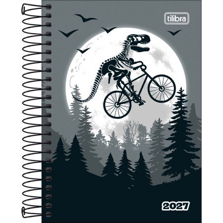 Foto ilustrativa Agenda Espiral Diária 12,9 x 18,7 cm Spice Masculina 2027