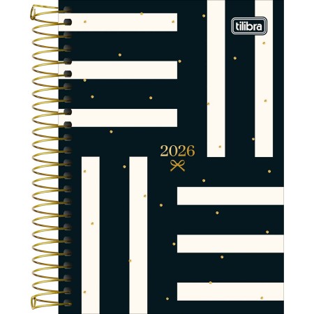 Foto ilustrativa Agenda Espiral Diária 12,9 x 18,7 cm West Village 2026