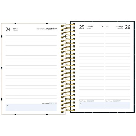 Foto ilustrativa Agenda Espiral Diária 12,9 x 18,7 cm West Village 2027