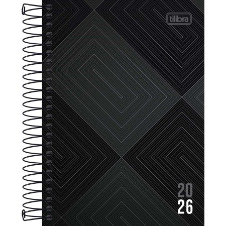 Foto ilustrativa Agenda Espiral Diária 12,9 x 18,7 cm Zip 2026