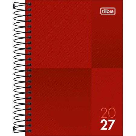 Foto ilustrativa Agenda Espiral Diária 12,9 x 18,7 cm Zip 2026