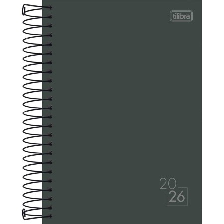 Foto ilustrativa Agenda Espiral Diária 14,0 x 20,0 cm Spice Cores 2026