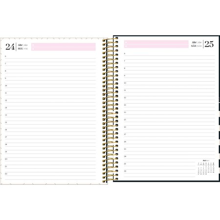 Foto ilustrativa Agenda Espiral Diária 20 x 27,5 cm West Village 2026