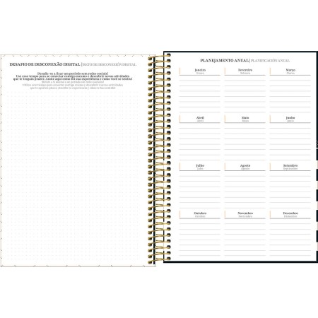 Foto ilustrativa Agenda Espiral Diária 20 x 27,5 cm West Village 2026