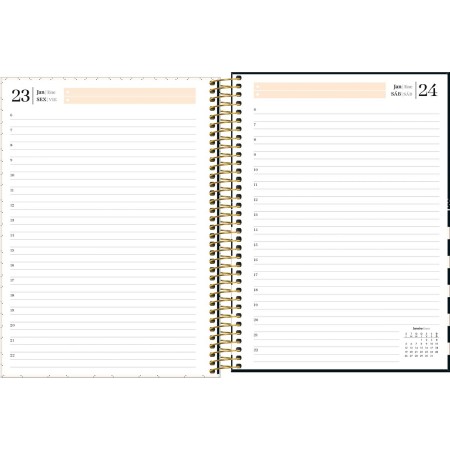 Foto ilustrativa Agenda Espiral Diária 20 x 27,5 cm West Village 2026