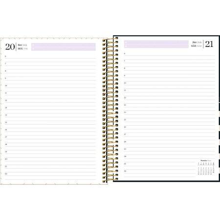 Foto ilustrativa Agenda Espiral Diária 20 x 27,5 cm West Village 2026