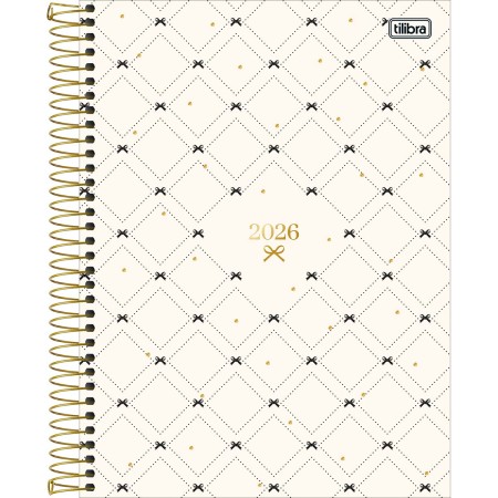 Foto ilustrativa Agenda Espiral Diária 20 x 27,5 cm West Village 2026