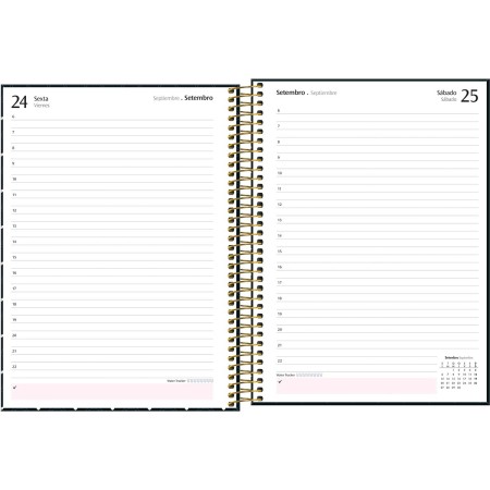 Foto ilustrativa Agenda Espiral Diária 20 x 27,5 cm West Village 2027