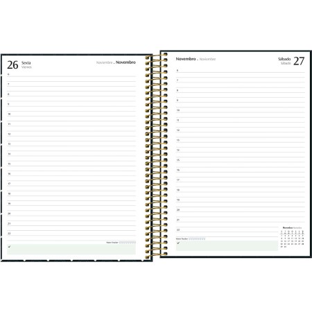 Foto ilustrativa Agenda Espiral Diária 20 x 27,5 cm West Village 2027