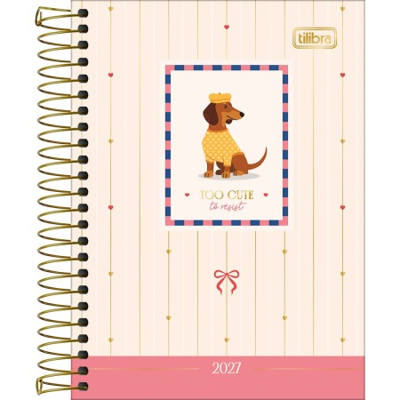 Foto ilustrativa Agenda Espiral M3 Brownie 2027