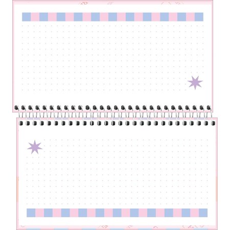 Foto ilustrativa Agenda Espiral Semanal 16,7 x 8,9 cm Happy 2026