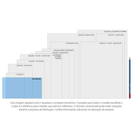 Foto ilustrativa Agenda Espiral Semanal 16,7 x 8,9 cm Happy 2026