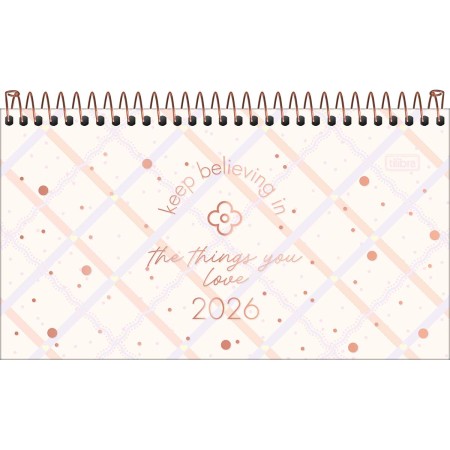 Foto ilustrativa Agenda Espiral Semanal de Bolso 16,7 x 8,9 cm Soho 2026