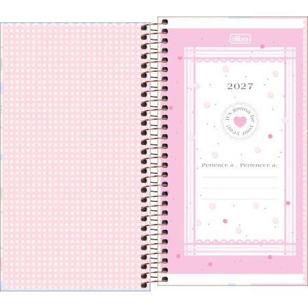 Foto ilustrativa Agenda Espiral Semanal de Bolso 16,7 x 8,9 cm Soho 2027
