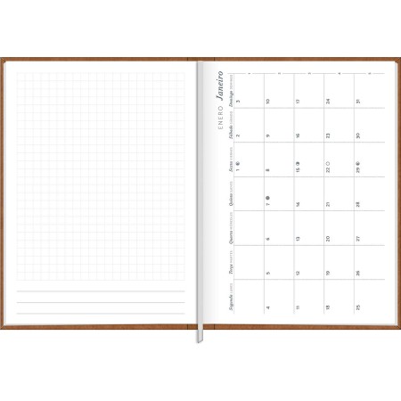 Foto ilustrativa Agenda Executiva Costurada Diária 12,3 x 16,6 cm Prátika Master 2027