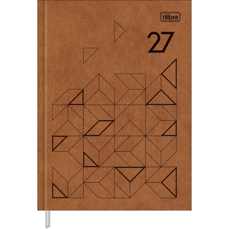 Foto ilustrativa Agenda Executiva Costurada Diária 12,3 x 16,6 cm Prátika Master 2027