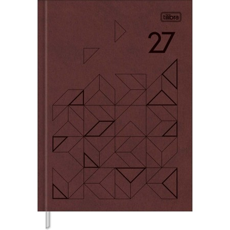 Foto ilustrativa Agenda Executiva Costurada Diária 12,3 x 16,6 cm Prátika Master 2027