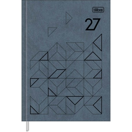 Foto ilustrativa Agenda Executiva Costurada Diária 12,3 x 16,6 cm Prátika Master 2027