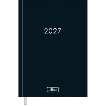 Foto ilustrativa Agenda Executiva Costurada Diária 13,4 x 19,2 cm Napoli 2027