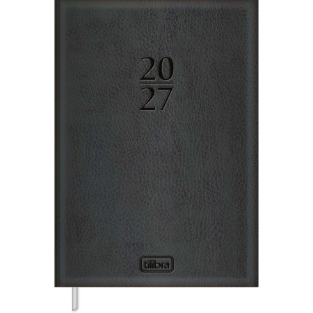 Foto ilustrativa Agenda Executiva Costurada Diária 13,4 x 19,2 cm Torino 2027