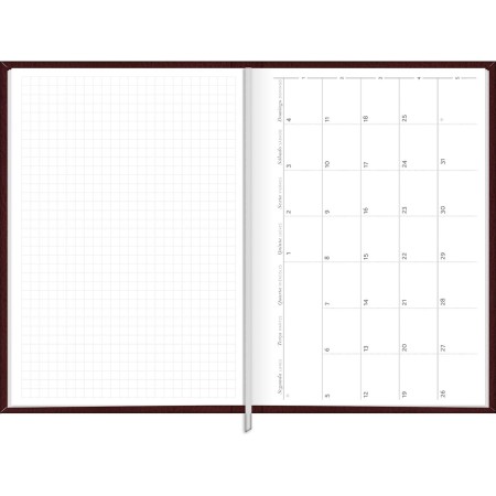Foto ilustrativa Agenda Executiva Costurada Diária 13,4 x 19,2 cm Torino Cores 2026