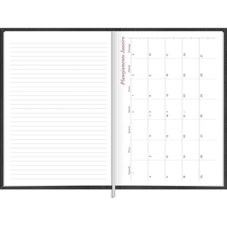 Foto ilustrativa Agenda Executiva Costurada Diária 14,5 x 20,5 cm Advogado 2027