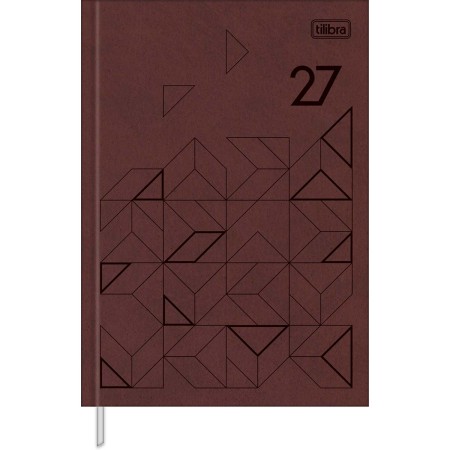 Foto ilustrativa Agenda Executiva Costurada Diária 14,5 x 20,5 cm Prátika Cores 2027